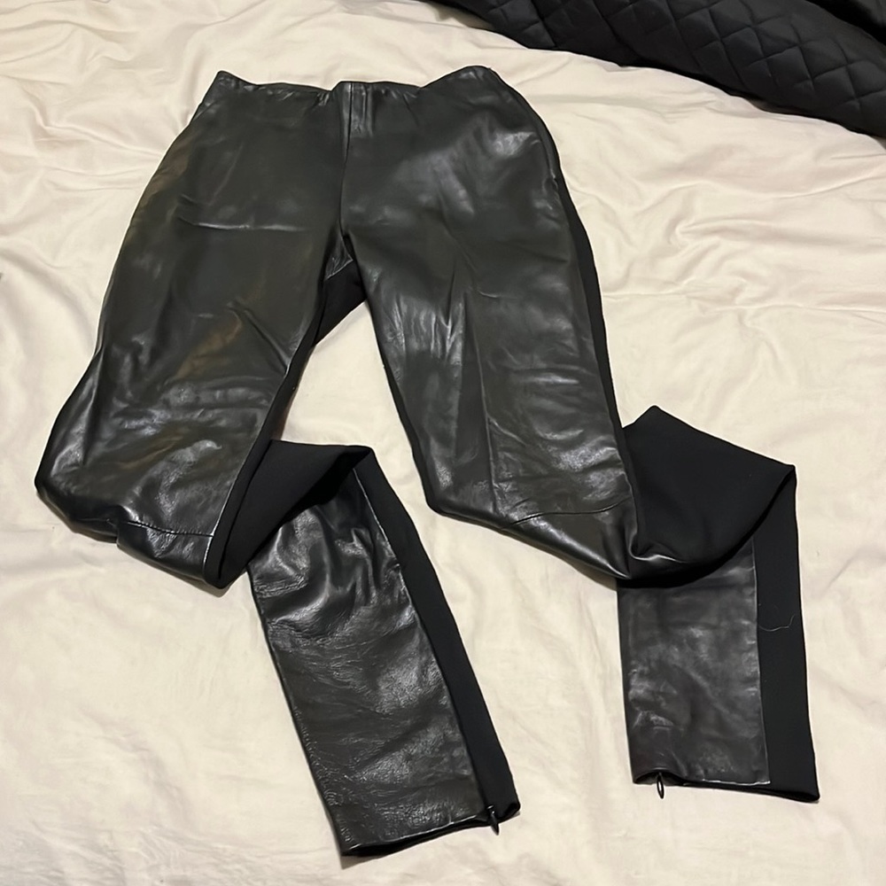 Danier Italian leather leggings - size 2 (fits like a 4)